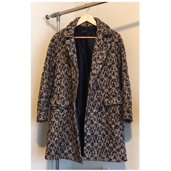 🎉 HOST PICK Zara Tweed Coat - Picture 1 of 4